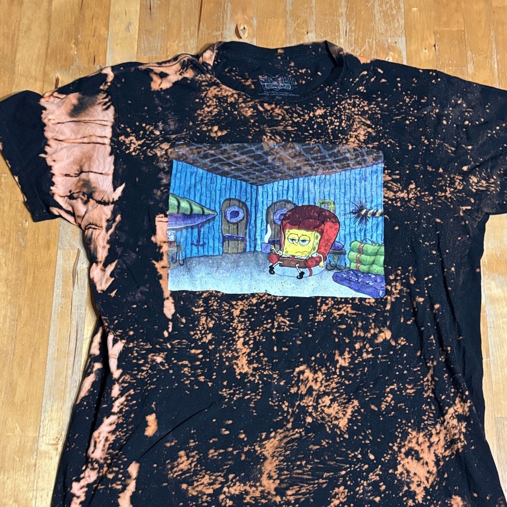 SpongeBob SquarePants Tie Dye shirt